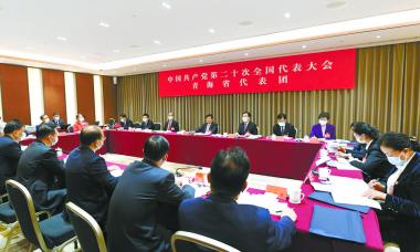 青海代表团继续讨论党的二十大报告
